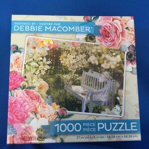 Debbie Macomber Puzzle New Sealed Floral Garden 1000 Piece Puzzle